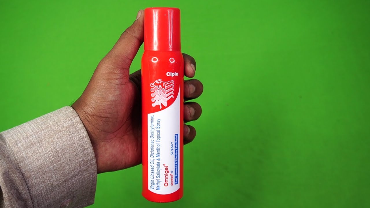 Omni gel spray for pain relief YouTube