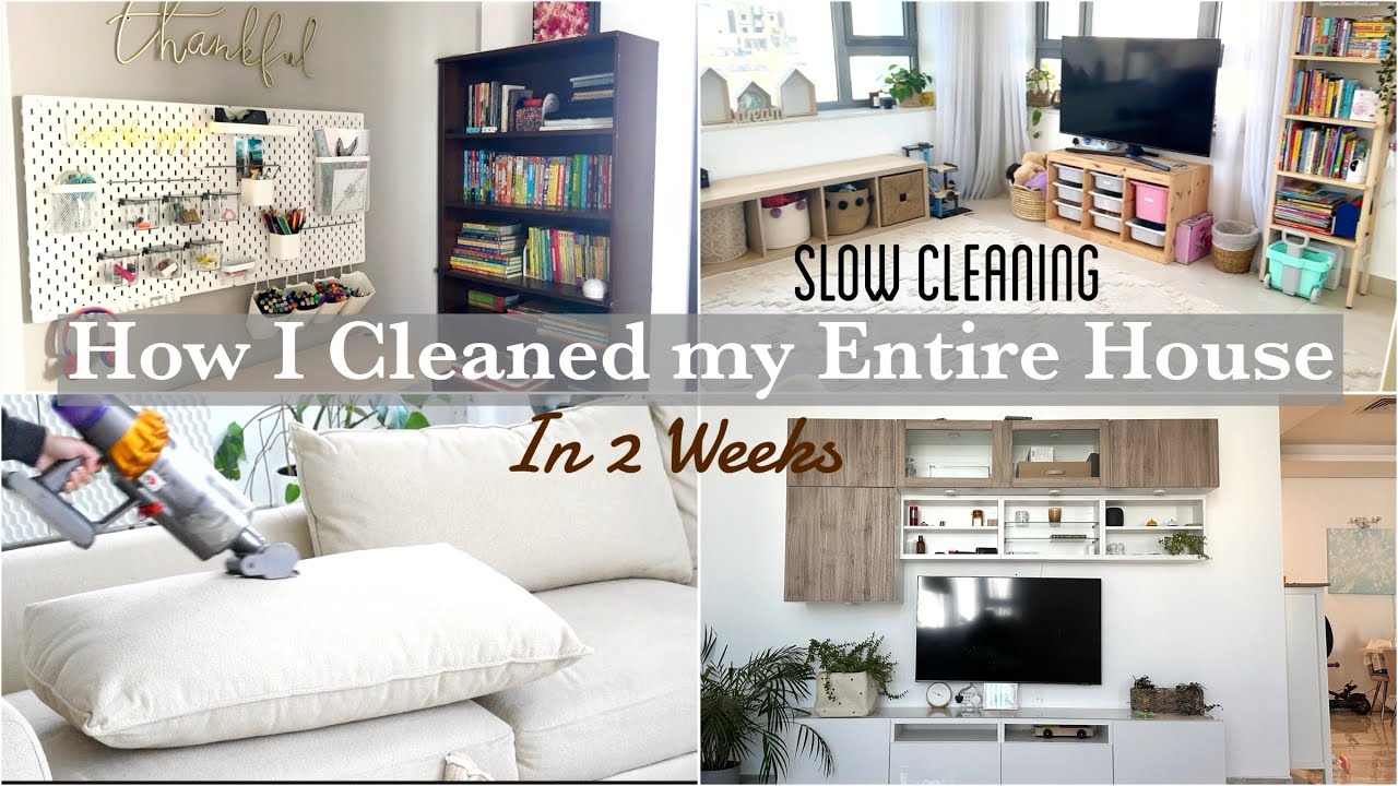 How I Cleaned my Entire House in 2 Weeks| Slow Cleaning| Ramadan Cleaning