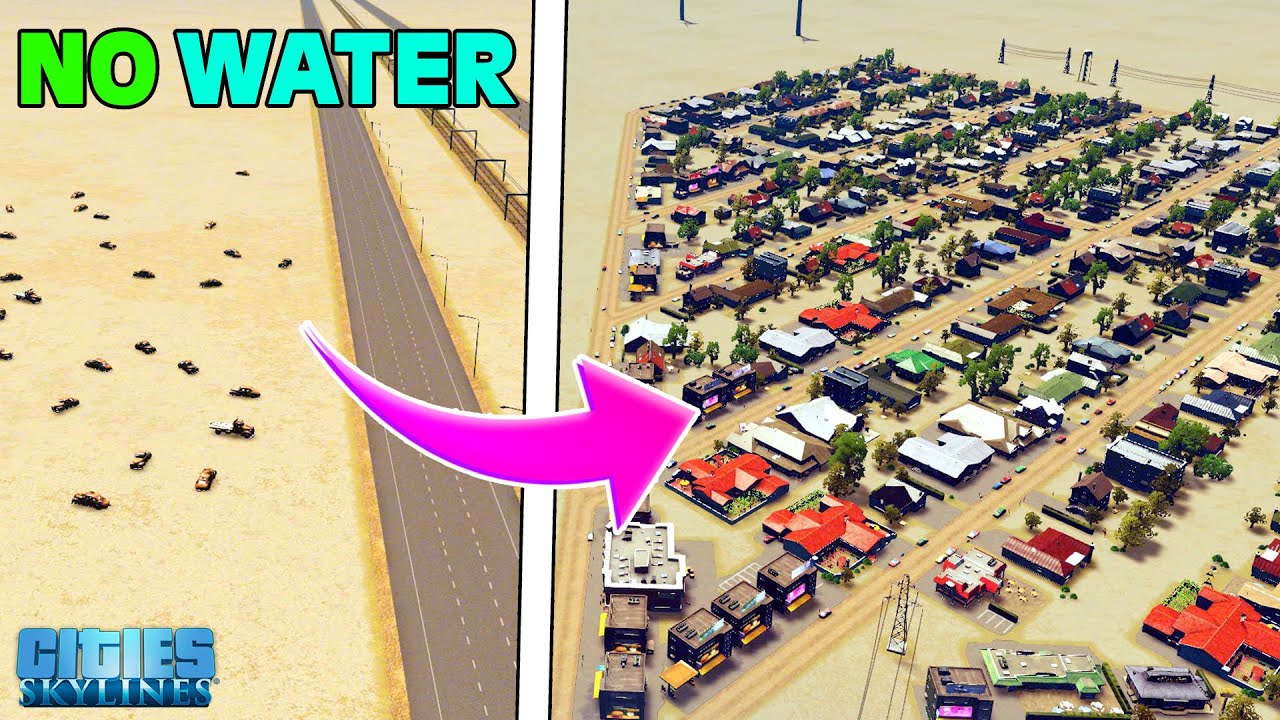 I BUILD CITY BUT NO WATER RESOURCES | CITIES SKYLINES GAMEPLAY IN HINDI ...