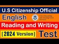 [2021/2022 ] Practice Your English Reading and Writing Test for the U.S Naturalization Interview!!