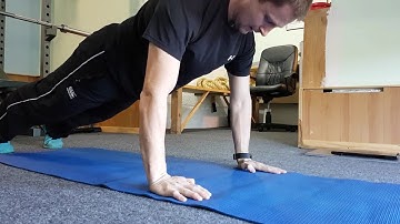 Scapular protraction  (plank version)