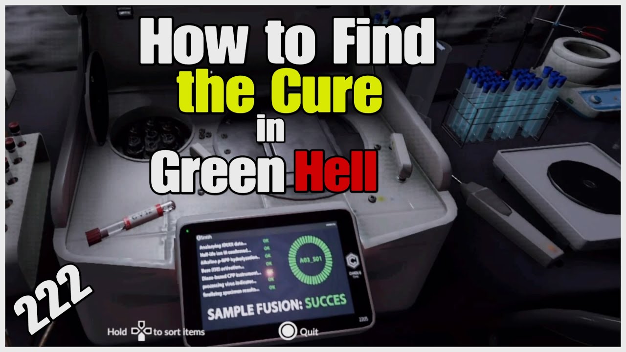How to Find the Cure in Green Hell Amazon Jungle Survival Game
