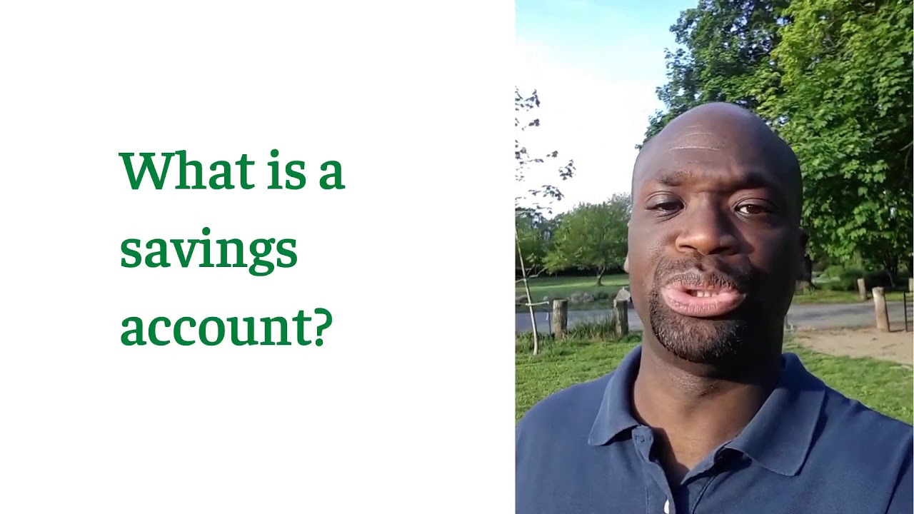 What Is A Savings Account? YouTube