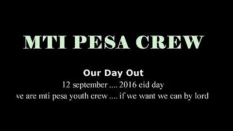 mti pesa youth group tour 2015