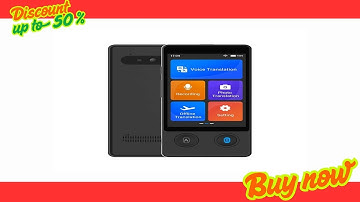 Wooask W12 Language Translator Device,No WiFi Needed,Real Time Voice Translation in 144 La