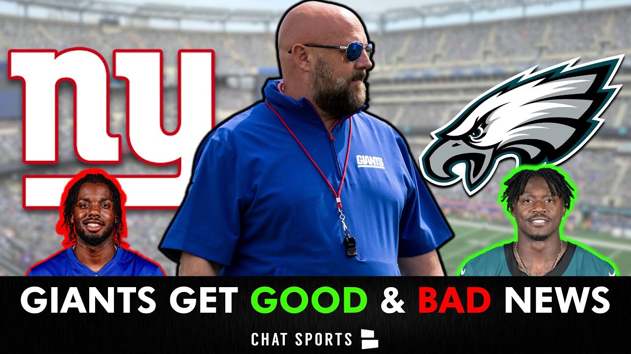 🚨 NY Giants Get GOOD & BAD NEWS Before Eagles Game