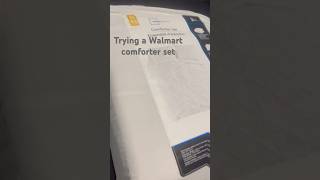 Unboxing a Walmart comforter set #budget #haul #walmart #homeessentials #review