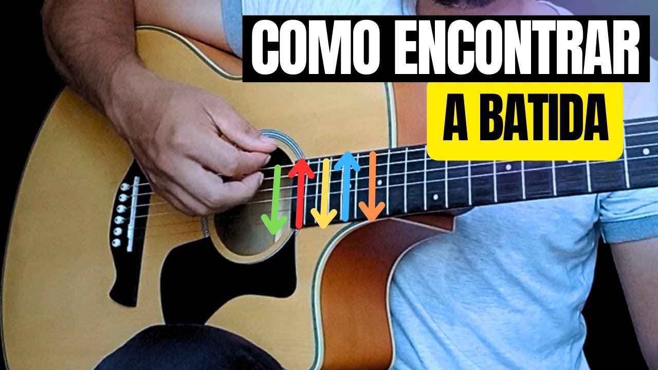 5 passos para ENCONTRAR a batida da música e tocar o RÍTMO PERFEITO no violão.