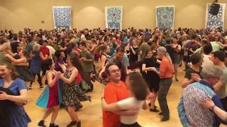 Contradancing at the Dance Flurry Festival, City Center, Saratoga Springs NY. Feb.15, 2020