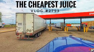 THE CHEAPEST JUICE | My Trucking Life | Vlog #2793