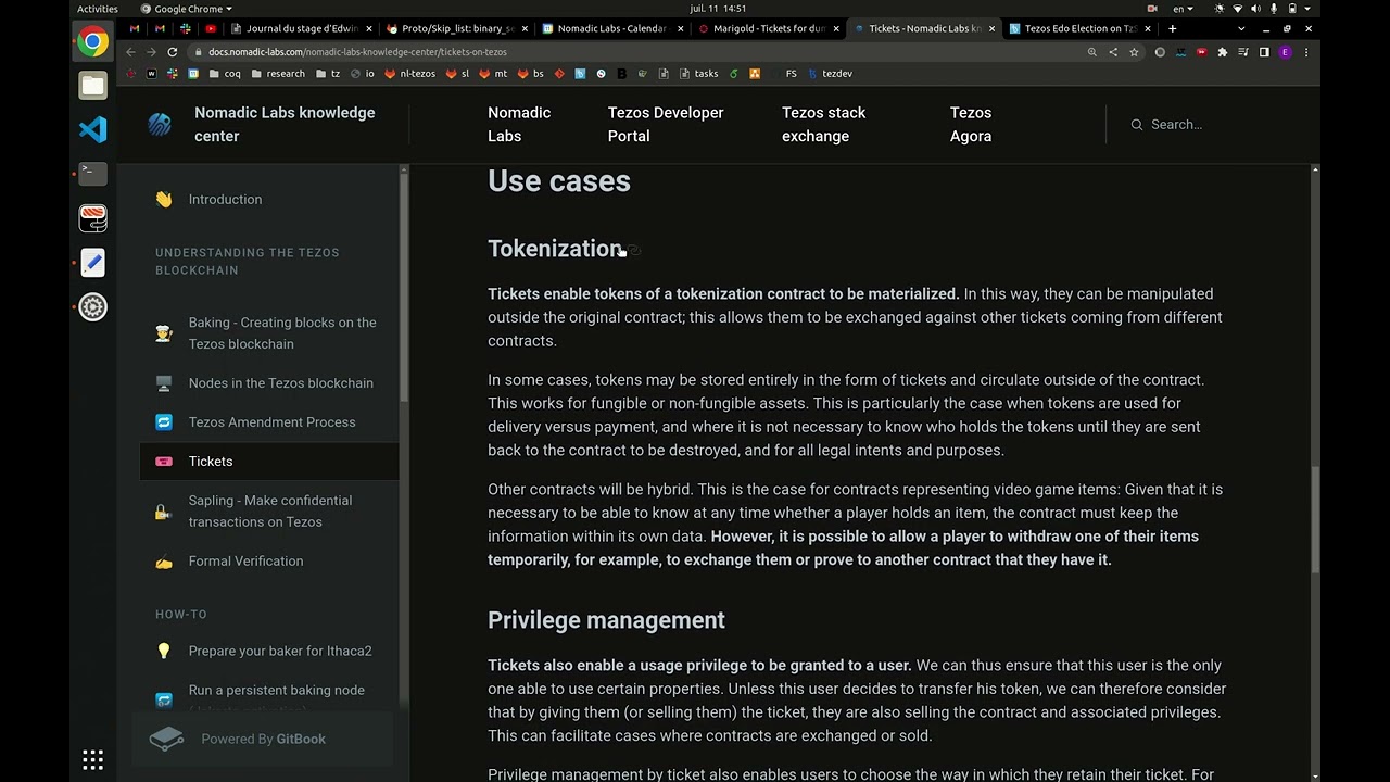 A look at tickets / tokens in the Tezos protocol.