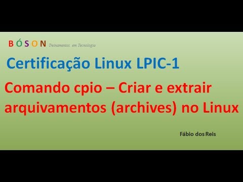 Comando cpio - Criar e extrair arquivamentos (archives) no Linux