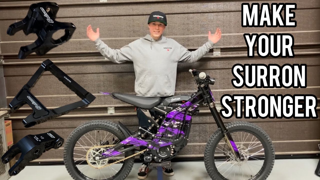 Make Your Surron X Stronger With These Parts! Warp 9 Bar Mount, Linkage