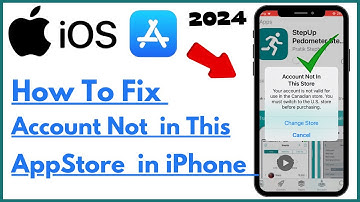 How to fix account not in this store iPhone / Account not in this store iOS - Full Guide (2024)