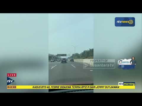 Viral! Ribuan Kertas Berserakan di Tol Jagorawi, Kendaraan Melaju Pelan | NTV MORNING