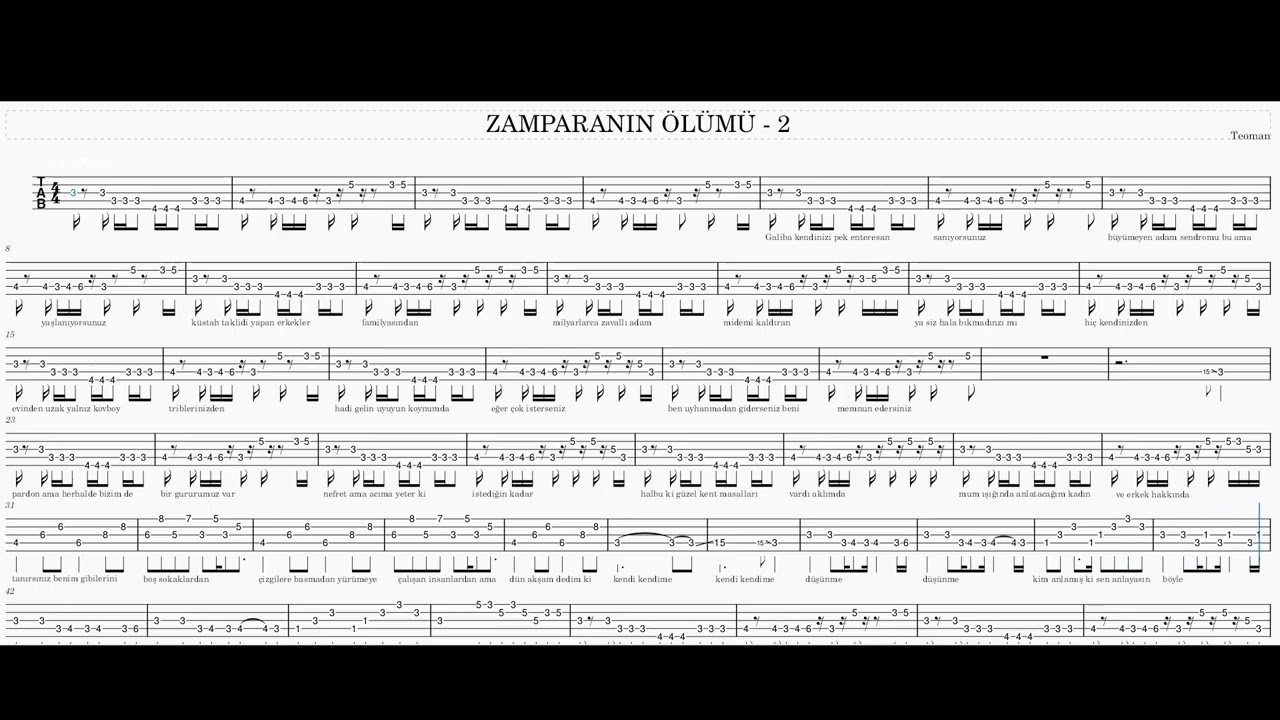 Teoman - Zamparanın Ölümü 2
