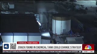 Potential crack found in chemical tank could change strategy, OCFA says