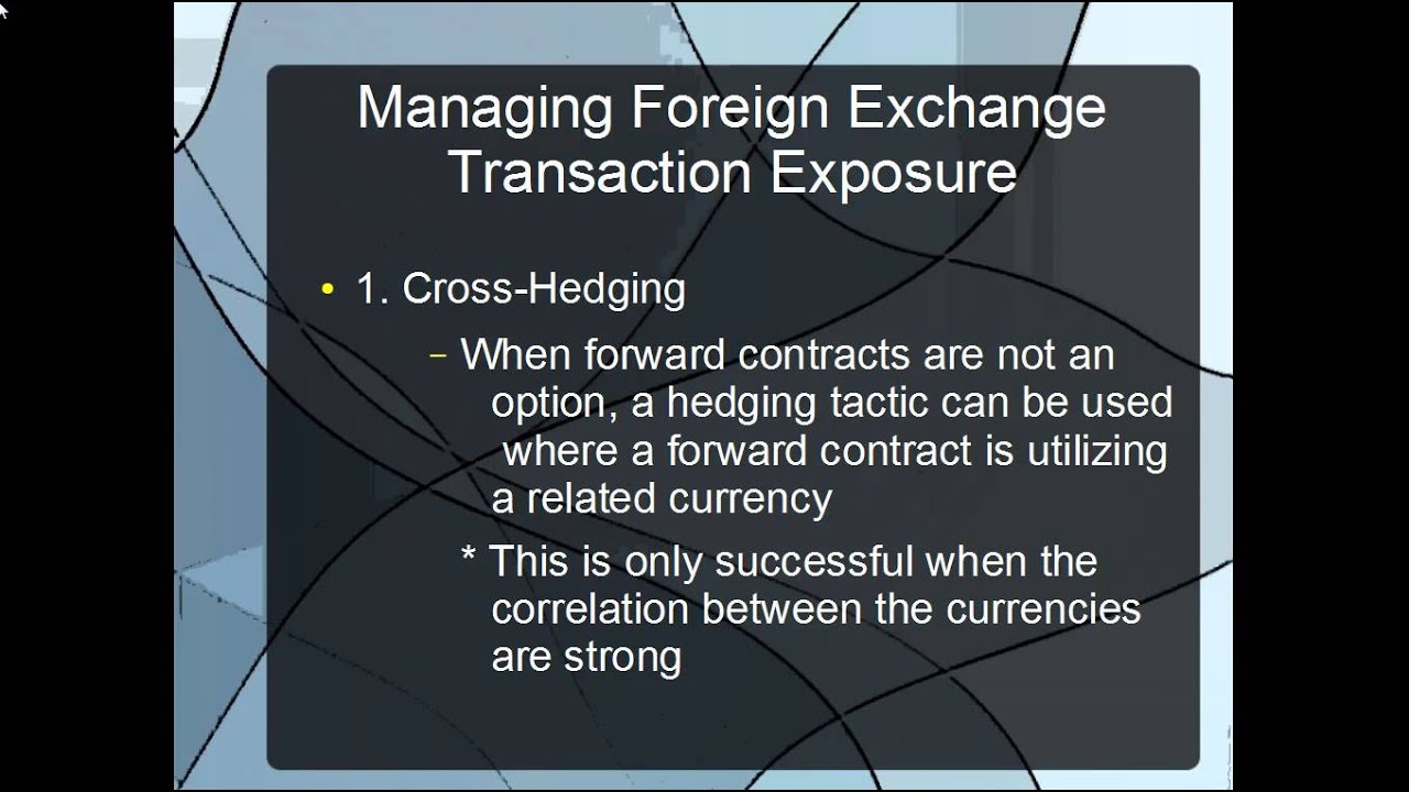 Foreign Exchange Transaction Exposure YouTube