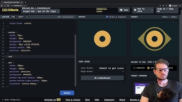CSS Battle - #16 Eye of the Tiger