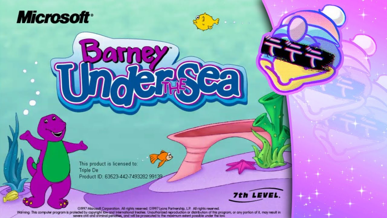Triple De Barney Under The Sea Youtube 