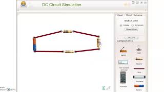 Virtual Electric Circuit Lab