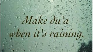 DUA WHEN IT RAIN | MUFTI MENK