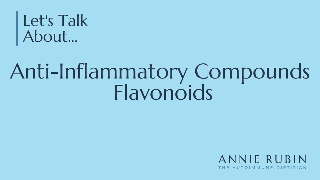 AntiInflammatory Compounds Flavonoids YouTube