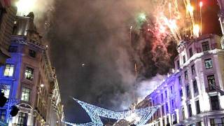 Switching on the Regent Street Christmas Lights 2011