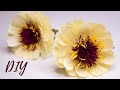 Мастер-класс цветы из гофрированной бумаги / DIY Crepe paper flowers