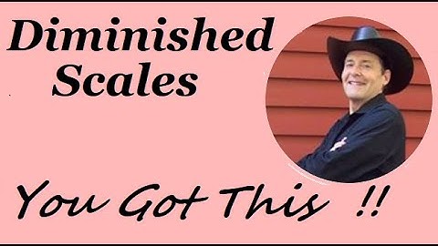 The Diminished Scale - EXPLAINED !