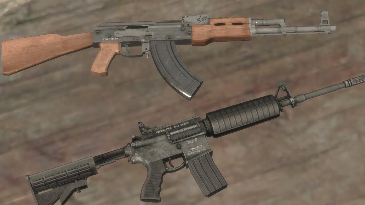 GTA 4 HD Assault Rifles Pack For Animated Weapons RELEASE YouTube 