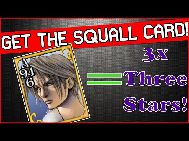 The Squall Card is AMAZING in Final Fantasy 8 Remastered - Make