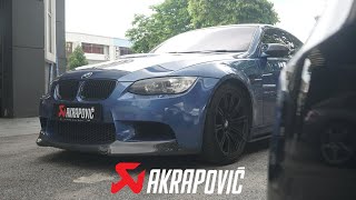 BMW M3 E92 X AKRAPOVIC EXHAUST | LAST V8 NA BMW M CAR