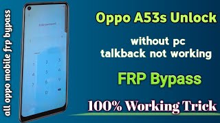 Oppo A53s 5G Bypass Android 12 | Google Account Bypass | New Tricks #bypass_frp