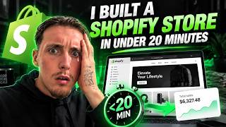I Built a Shopify Store in 20 Minutes… Here’s How