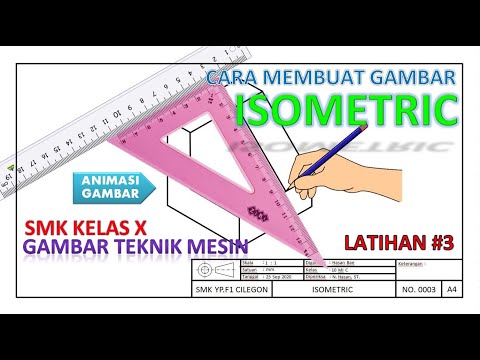 Video: Cara Menggambar Isometrik