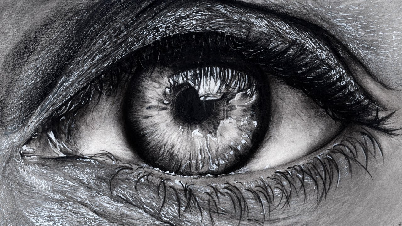 Update more than 70 hyper realistic eye sketch latest - in.eteachers