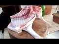 Incredible mutton cutting skills best quality meat
