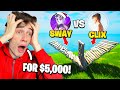 Reacting To *FAZE SWAY VS CLIX* For $5000... Who's Better?