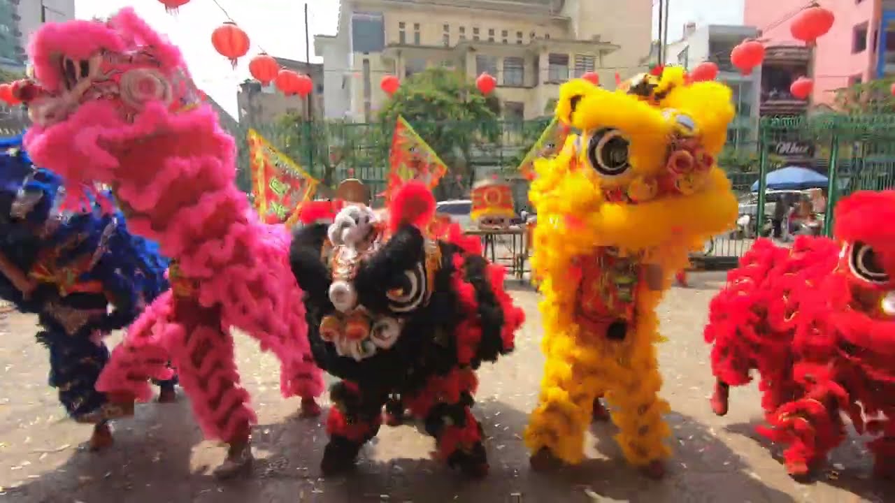 Phùng Nghĩa Đường 2026 - Bất Ngờ gặp đoàn cúng chùa - Múa Lân hay xem đã mắt quá.