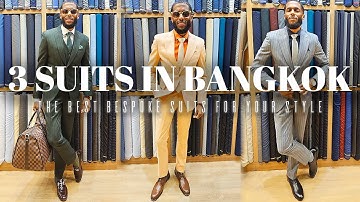 Three Custom Tailored Bespoke Suits Made in Bangkok, Thailand 🇹🇭 (Start to Finish)