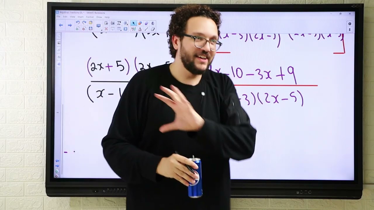 [Year 10] - OL - Algebraic Fractions  - The Mathematician Ahmed Sabry