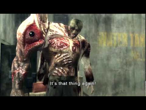 Resident Evil The Darkside Chronicles Part 5 William Birkin Boss Fight 1st Form