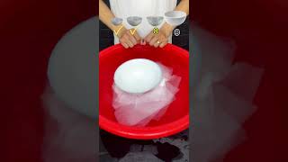 How much paper is needed to float the object? #subscribe #asmr