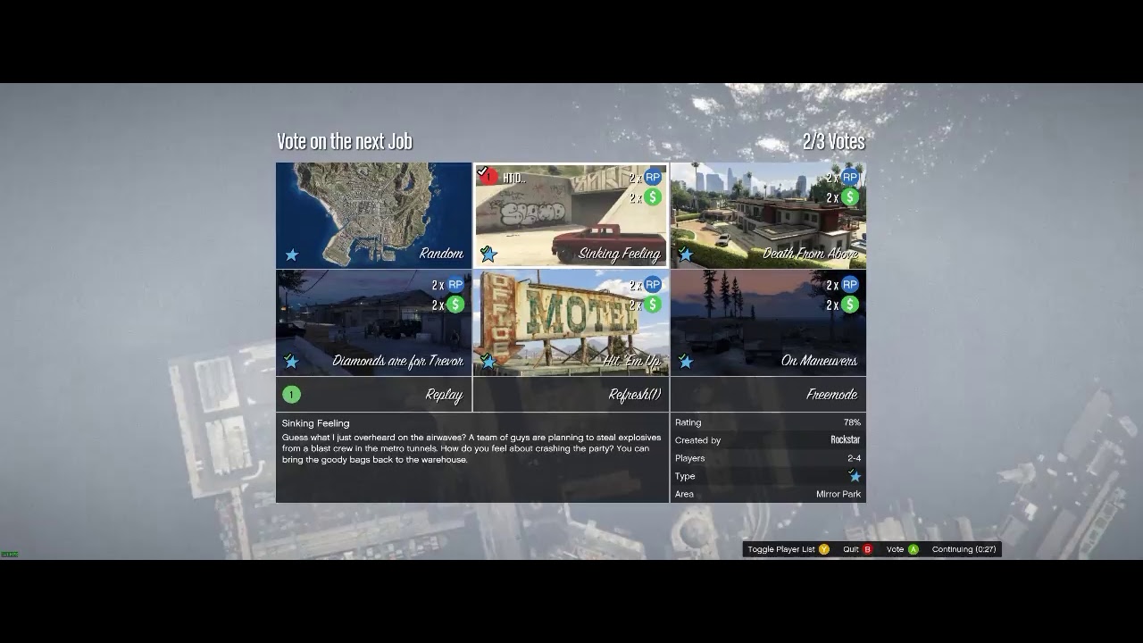 grinding missions like an idiot [10]