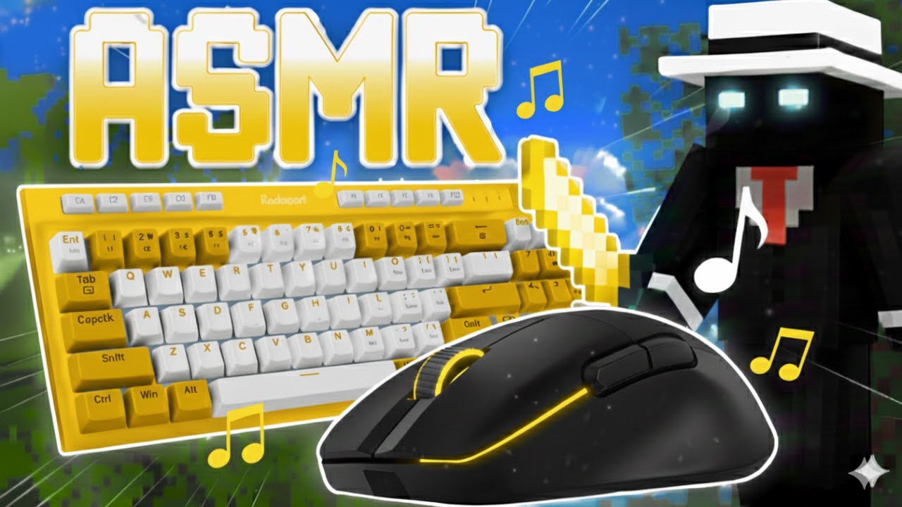 BedWars ASMR - Epic Bed Destroy & Epic Clutches | Keyboard & Mouse Sounds | #45