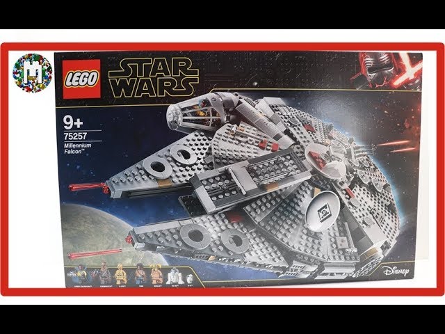 75257 LEGO Star Wars Halcón Milenario - YouTube