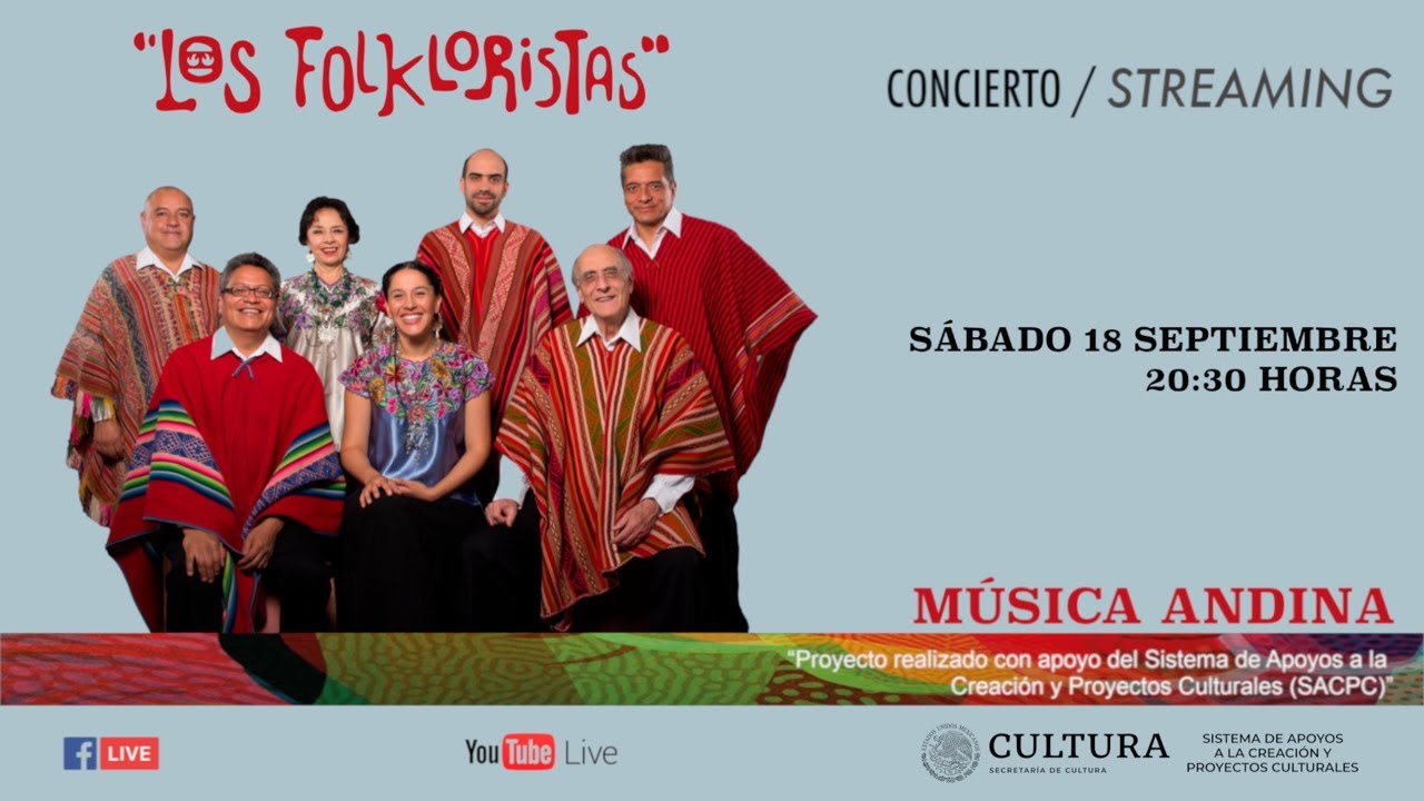 Los Folkloristas en concierto “Música Andina