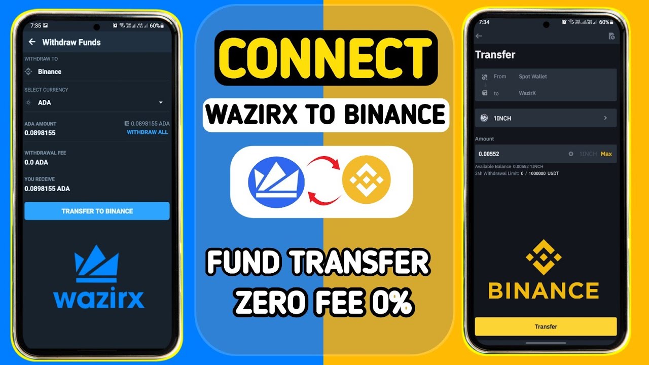 Transfer coin from wazirx to binance how to send bitcoin to coinbase wallet