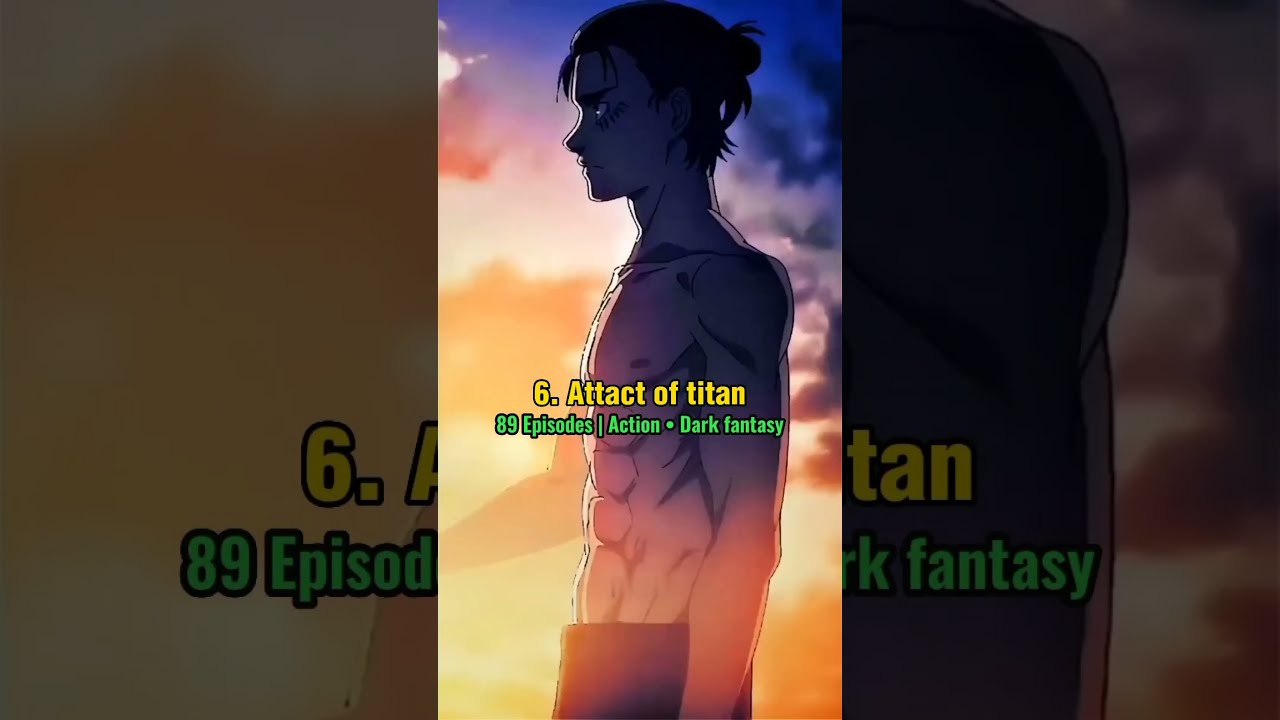 Top 10 Most Popular Anime Of All Time Shinunoga E Wa Shorts